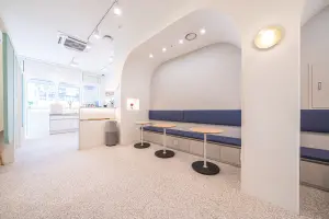 아치형 라운지 공유오피스 I-WORK 휴게공간